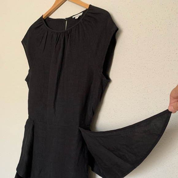 Joie Adoette 100% Linen Dress Black Size S - Picture 8 of 11